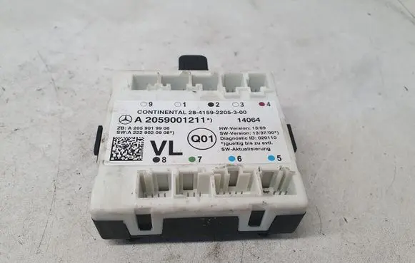 Mercedes-Benz C W205 Door control unit/module A2059001211