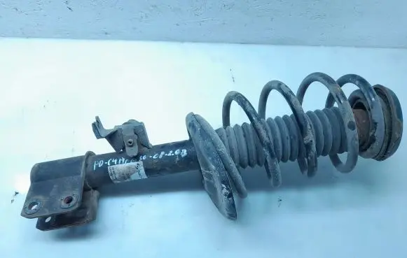 Front shock absorber with coil spring