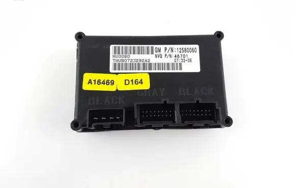 Chevrolet TrailBlazer Gearbox control unit/module 12580060 46701 HU0060