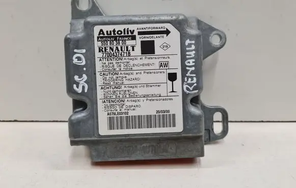 Renault Scenic I Airbag control unit/module 550803800 7700437471B