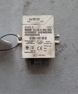 BMW 3 E46 Immobilizer control unit/module 61356905669