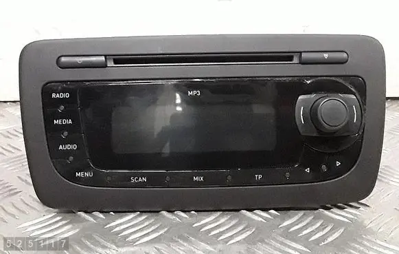 Seat Ibiza IV (6J,6P) Radio/CD/DVD/GPS head unit 6J1035153F 6J0035153B