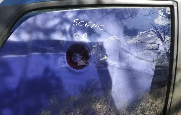 Renault Scenic I Rear door window glass