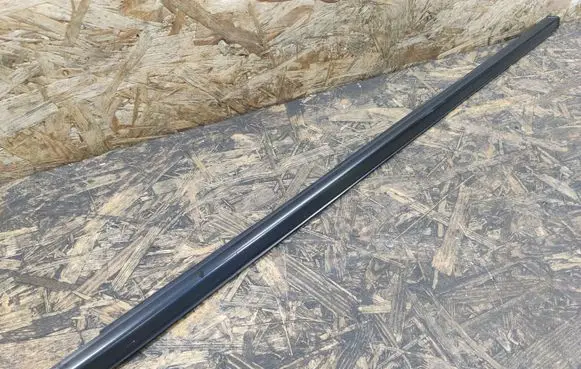 Rear door glass trim molding