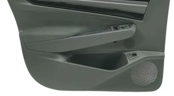 Front door card panel trim
