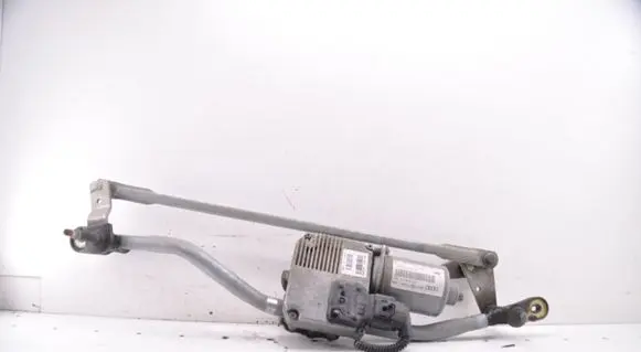 Front wiper linkage and motor