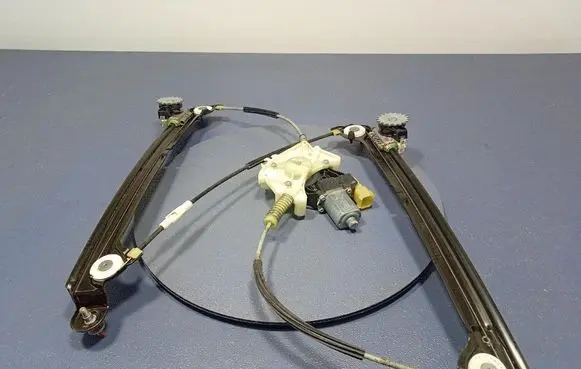 Front door window regulator with motor