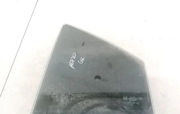 Rear vent window glass