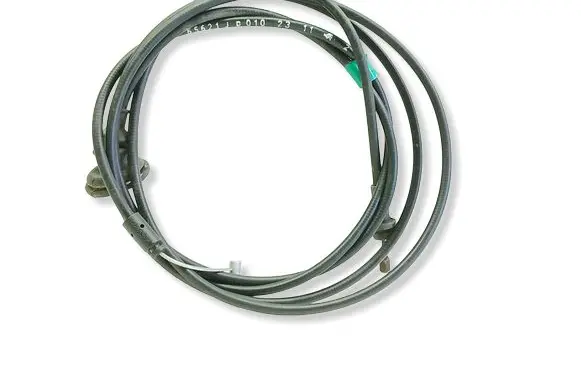 Nissan Qashqai+2 Engine bonnet/hood lock release cable 65621JD010