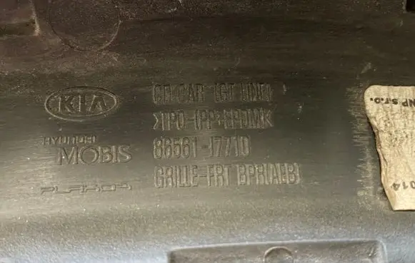 KIA Ceed Front bumper lower grill 86561J7710