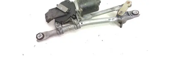 Front wiper linkage and motor