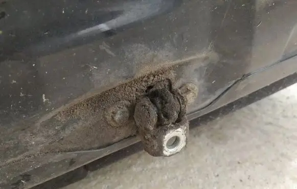 Opel Astra G Rear door check strap stopper
