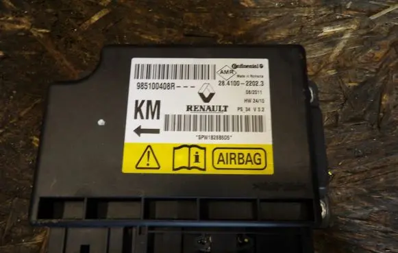 Renault Scenic III - Grand scenic III Airbag control unit/module 985100408R