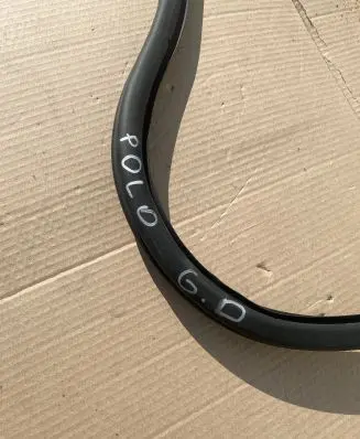 Volkswagen Polo VI Rubber seal front coupe door 