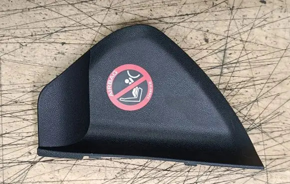 Dashboard side end trim