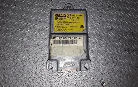 Peugeot 206 Airbag control unit/module 550666100 9643400580
