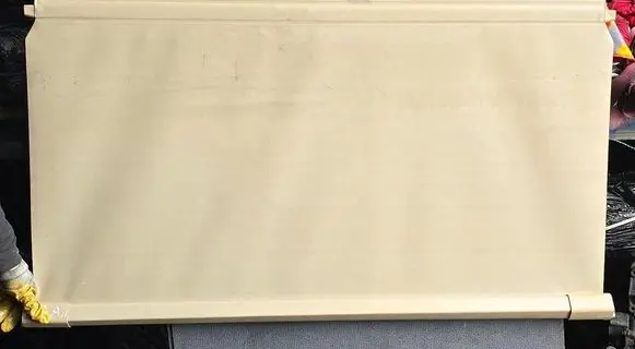 Volkswagen Touran I Parcel shelf load cover brak