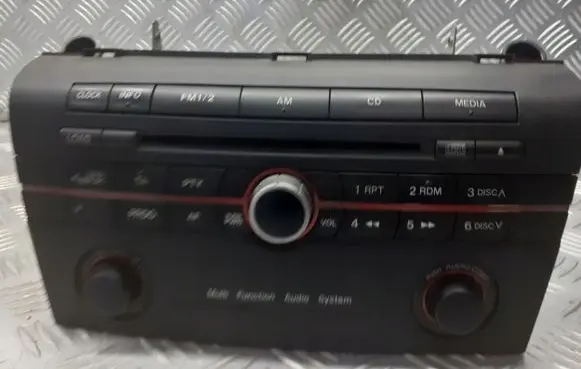 Mazda 3 I Radio/CD/DVD/GPS head unit BR2B66AR0