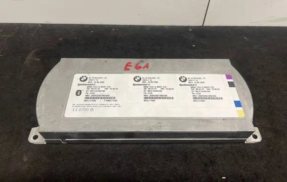 BMW 5 E60 E61 Bluetooth control unit module 9224422 16921115 001C124D919D