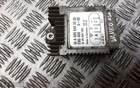 Mercedes-Benz Vaneo W414 Other relay a0255453332