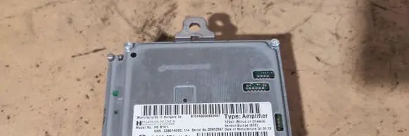 BMW 6 F12 F13 Sound amplifier 9289971