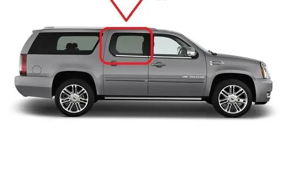 Cadillac Escalade Rear door window glass 
