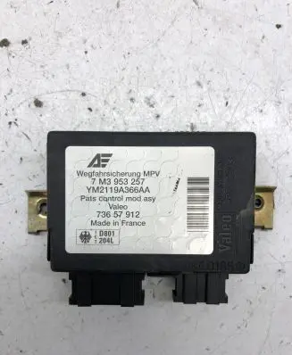 Volkswagen Sharan Immobilizer control unit/module 7M3953257 YM2119A366AA 73657912