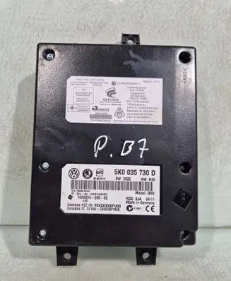 Volkswagen PASSAT B7 Bluetooth control unit module 5K0035730D