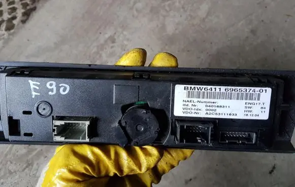 BMW 3 E90 E91 Climate control unit 6965374