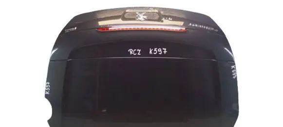 Peugeot RCZ Truck tailgate 