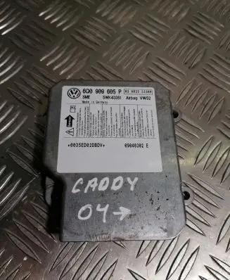 Volkswagen Caddy Airbag control unit/module 6Q0909605P 5WK43351 09040302E