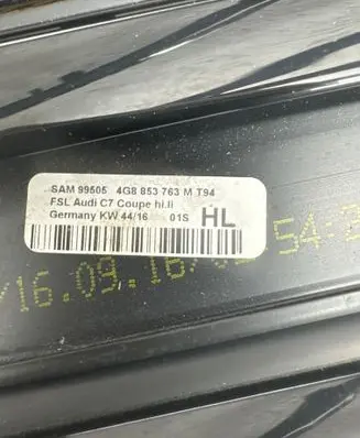 Audi A7 S7 4G Other rear door trim element 4G8853763