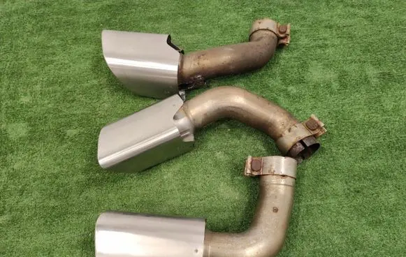 Porsche Cayenne (9Y0 9Y3) Rear muffler/silencer tail pipe 