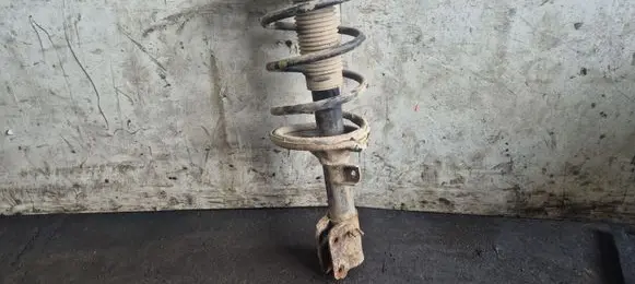 Front shock absorber with coil spring