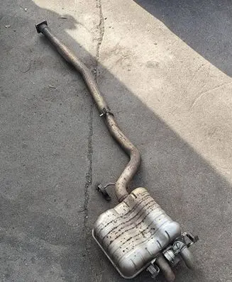 BMW 7 E65 E66 Muffler/silencer 7796619