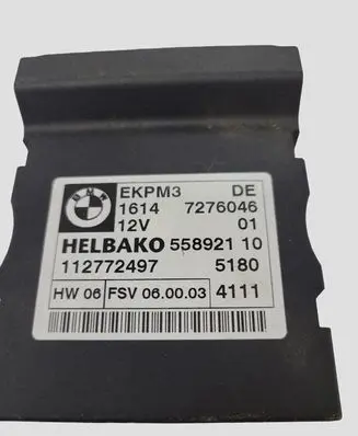 BMW X5 E70 Fuel injection pump control unit/module 7276046 112772497 55892110