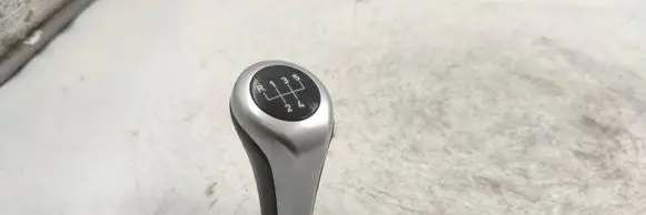 BMW 1 E81 E87 Gear lever shifter trim leather/knob 