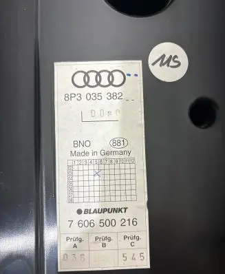 Audi A3 S3 8P Subwoofer speaker 8P3035382 7606500216