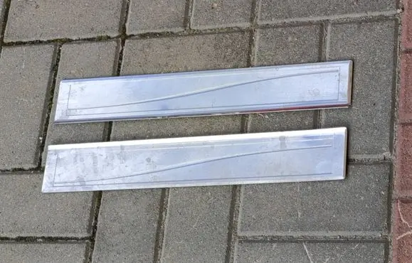 Renault Scenic III - Grand scenic III Front sill trim cover 768520034R