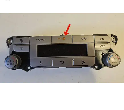 Ford Mondeo MK IV Climate control unit 7S7T18C612AF 0259A W8GA34107