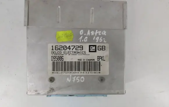 Opel Astra G Engine control unit/module ECU 16204729
