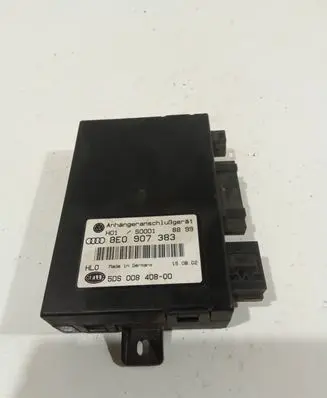 Audi A4 S4 B6 8E 8H Tow bar trailer control unit/module 8E0907383 5DS00840800