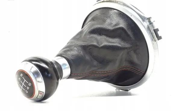 Gear lever shifter trim leather/knob