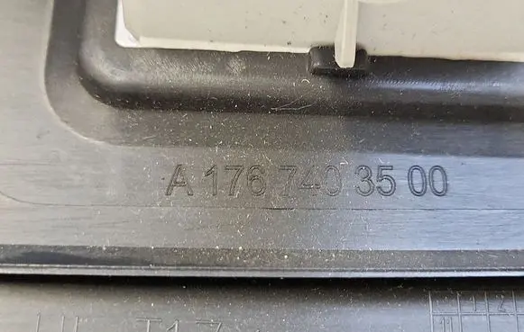 Mercedes-Benz A W176 Tailgate trim A1767403500 A047563