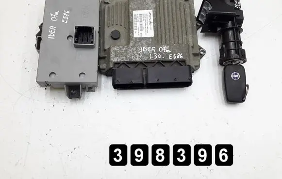 Fiat Idea Engine ECU kit and lock set 