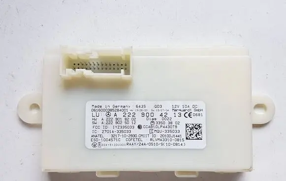 Mercedes-Benz GLC X253 C253 Keyless (KESSY) go control unit/module A2229004213