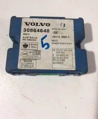 Volvo S40, V40 Immobilizer control unit/module 30862224 F005V00061 30864648