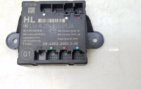 Mercedes-Benz C W204 Door control unit/module A2048700926 A2048200526 A2044421532