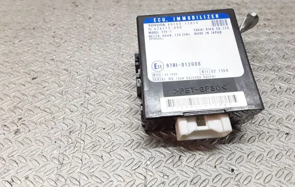 Toyota Corolla Verso E121 Immobilizer control unit/module 8978013010 626215000