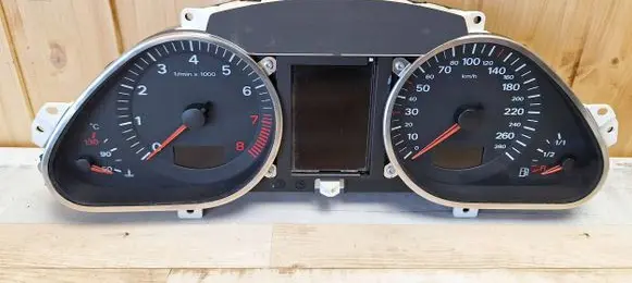 Audi A6 S6 C6 4F Speedometer (instrument cluster) 4F0920901F 4F0910900C 503001720100